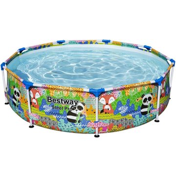 Bestway - Piscine Ronde Steel Pro Frame sans Pompe 274 x 66 cm