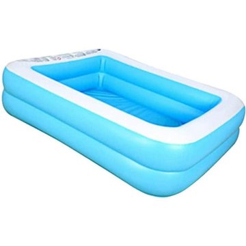 Lycxames - Piscine rectangulaire pour enfants, en pvc épais, gonflable, interaction d'été, fête d'eau, salon pour jardin, cour extérieure