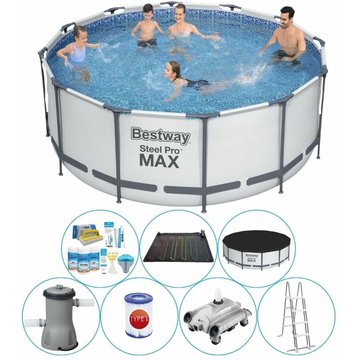 Piscine Bestway Steel Pro MAX Ronde 366x122 cm - Maintenant plus abordable