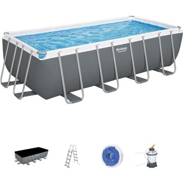 Piscine tubulaire Bestway 4.88 x 2.44 x 1.22 m avec filtre à sable