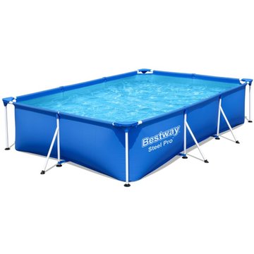 Bestway 56404 - Steel Pro 300x201x66 cm - Piscine pataugeoire tubulaire pour enfants