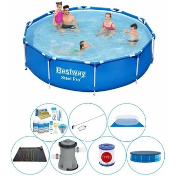Pack piscine Bestway Steel Pro Rectangulaire 305x76 cm - Prix compétitif, livraison rapide !