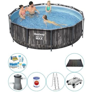 Piscine Bestway Super Deal - Steel Pro MAX Wood 366x100 cm - OFFRIR