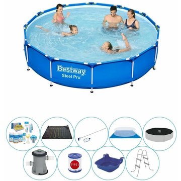 Bestway - Offre de la piscine intelligente Steel Pro Rectangulaire 366x76 cm - Prix compétitif, livraison rapide !