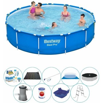 Bestway - Offre de la piscine intelligente Steel Pro Rectangulaire 396x84 cm - Prix compétitif, livraison rapide !