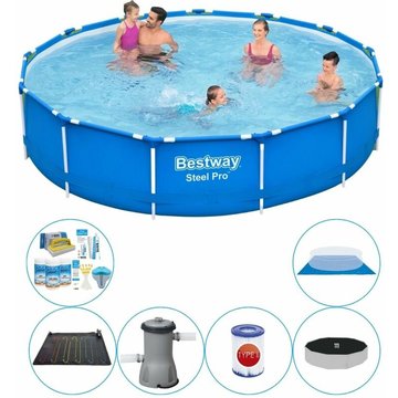 Bestway - Offre de piscine Steel Pro Rectangulaire 396x84 cm - Prix compétitif, livraison rapide !