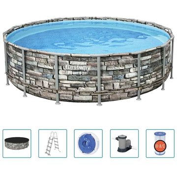 Piscine Power Steel 488x122 cm - Bestway