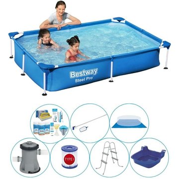 Bestway Steel Pro 259x170x61 cm - Piscine Super Deal - Prix compétitif, livraison rapide !