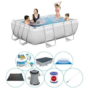 Set de piscine Bestway Power Steel Rectangulaire 282x196x84 cm