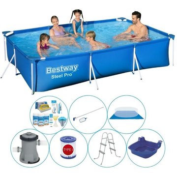 Bestway - Piscine Super Deal Steel Pro 300x201x66 cm - Prix compétitif, livraison rapide!