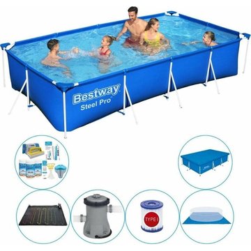 Piscine Bestway Steel Pro Rectangulaire 400x211x81 cm - Offre