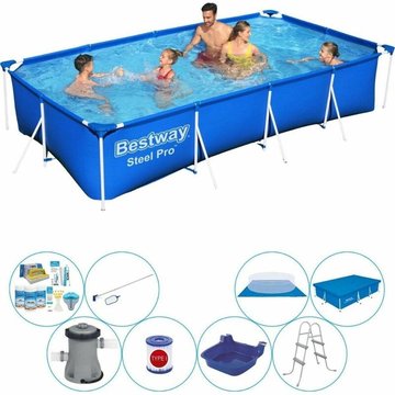 Piscine Bestway Steel Pro Rectangulaire 400x211x81 cm Super Deal