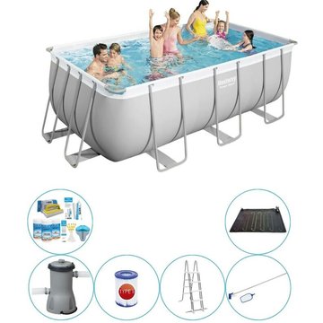 Bestway - Piscine avec accessoires Power Steel 412x201x122 cm - Avec pompe de filtrage - Prix compétitif, livraison rapide !