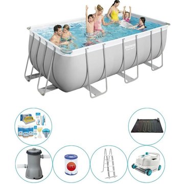 Pack piscine Bestway Power Steel 412x201x122 cm - Avec pompe de filtration - Prix compétitif, livraison rapide!