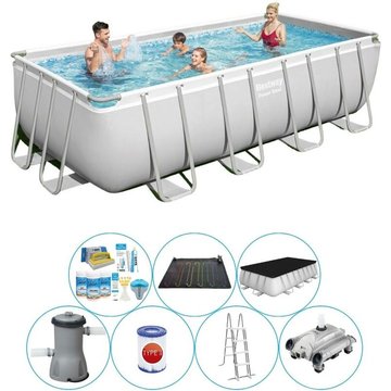 Piscine Super Deal - Bestway Power Steel Rectangulaire 488x244x122 cm - MAINTENANT plus abordable