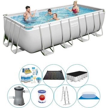 Bestway - Piscine Power Steel Rectangulaire 488x244x122 cm