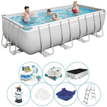 Piscine Super Deal - Bestway Power Steel 488x244x122 cm - Prix compétitif, livraison rapide!