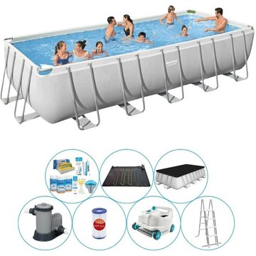 Piscine Bestway Power Steel Rectangulaire 640x274x132 cm avec accessoires