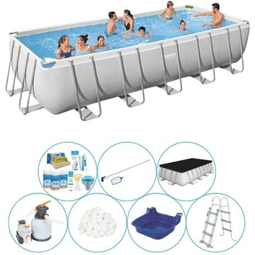 Bestway - Piscine Power Steel 640x274x132 cm - Offre combinée à prix compétitif, livraison rapide!