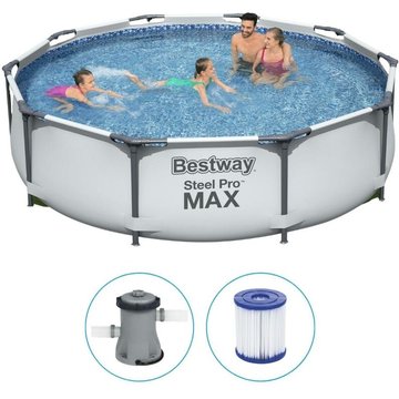 Piscine tubulaire ronde Bestway 305x76 cm - avec pompe de filtration