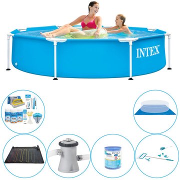 Intex Piscine Metal Frame Ronde 244x51 cm - 7 pièces - Set de piscine - Prix compétitif, livraison rapide!