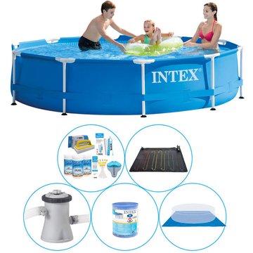 Intex Piscine Metal Frame Ronde 305x76 cm - 6 pièces - Piscine avec accessoires - maintenant plus abordable