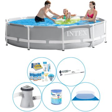 Intex Piscine - Piscine avec accessoires - 6 pièces Easy Set Ronde 305x76 cm