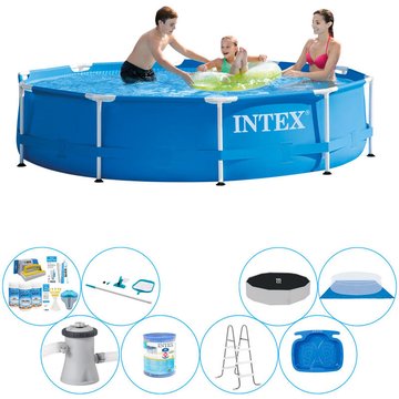 Intex Piscine - Set de piscine Deluxe Metal Frame Ronde 305x76 cm - maintenant plus abordable