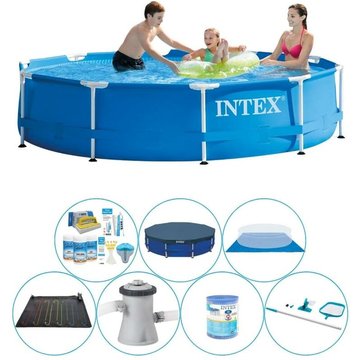 Intex Piscine Metal Frame Ronde 305x76 cm - Pack de piscine - MAINTENANT plus abordable