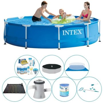 Intex Piscine Metal Frame Ronde 305x76 cm – Ensemble de piscine tout-en-un – maintenant plus abordable