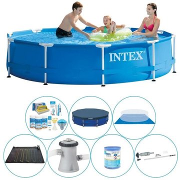 Intex Piscine Metal Frame Ronde 305x76 cm - Offre Spéciale Piscine