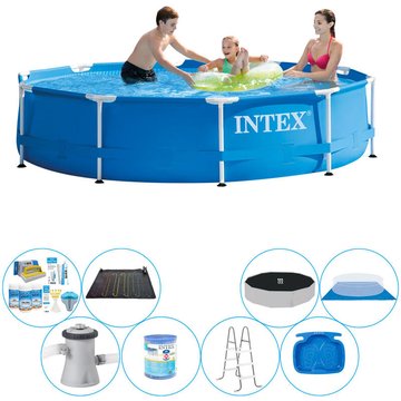 Forfait piscine Deluxe Intex Piscine Metal Frame Ronde 305x76 cm