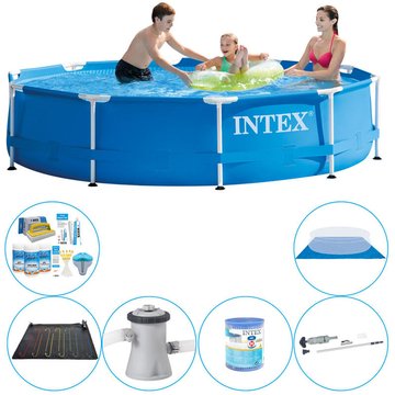Intex Piscine - Offre spéciale 7 pièces Intex Metal Frame Ronde 305x76 cm - Prix compétitif, livraison rapide !