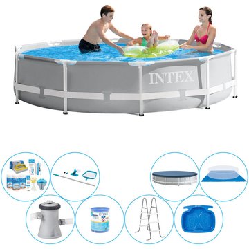 Intex Piscine Prism Frame Ronde 305x76 cm - Offre Bundle