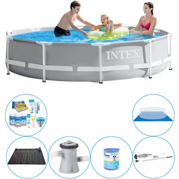 Intex Piscine Prism Frame Ronde 305x76 cm - 7 pièces - Deal de piscine - offrir