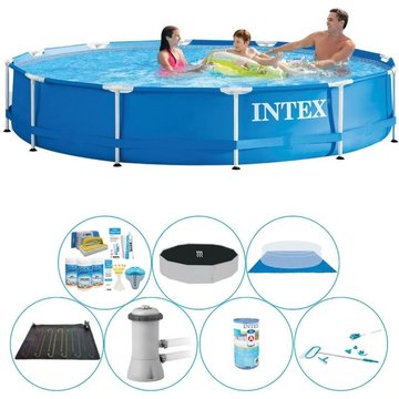 Intex Piscine Metal Frame Ronde 366x76 cm - Ensemble de piscine tout-en-un - maintenant plus abordable