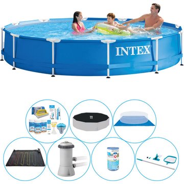 Pack Confort Piscine Intex Metal Frame Ronde 366x76 cm