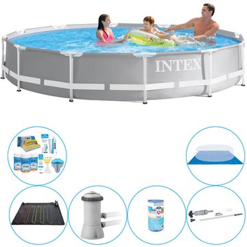 Intex Piscine Prism Frame Ronde 366x76 cm - 7 pièces - Deal de piscine - Prix compétitif, livraison rapide!