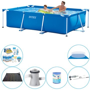 Piscine Intex Rectangulaire Frame 260x160x65 cm - 7 pièces - Offre spéciale piscine - maintenant plus abordable