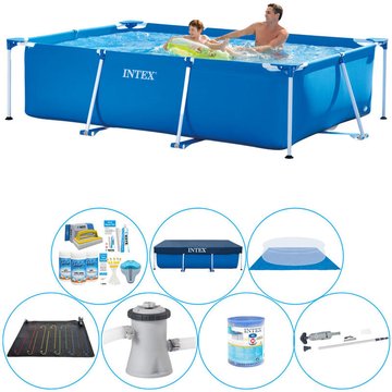 Intex Piscine Frame Pool Rectangulaire 260x160x65 cm - Deal de piscine - maintenant plus abordable