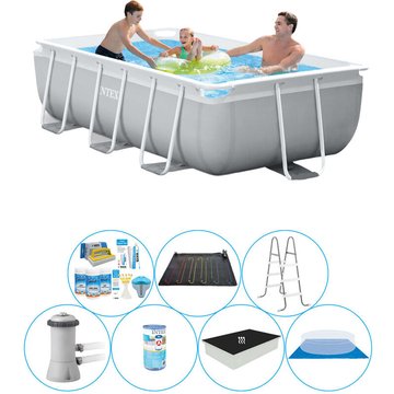 Intex Piscine Prism Frame 300x175x80 cm - Gris