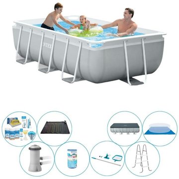 Intex Piscine Prism Frame Super Deal - 300x175x80 cm - Gris