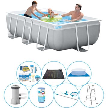 Pack de piscine 7 pièces Intex Piscine Prism Frame Rectangulaire 300x175x80 cm - offrir