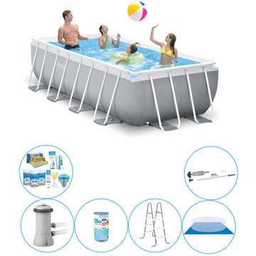 Piscine Intex avec accessoires - 6 pièces Easy Set Rectangulaire 400x200x100 cm - maintenant plus abordable