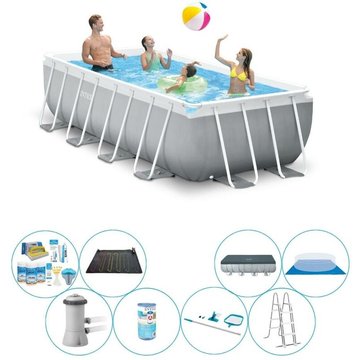 Intex Piscine Prism Frame Super Deal - 400x200x100 cm - Gris