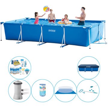 Piscine Intex Rectangulaire avec Cadre 450x220x84 cm - Piscine avec accessoires - maintenant plus abordable