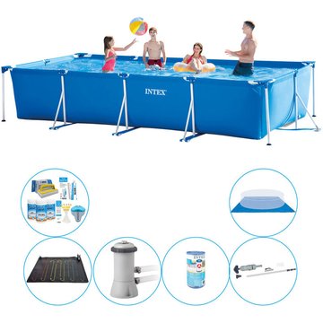 Intex Piscine - Piscine Rectangulaire Frame 450x220x84 cm - 7 pièces - Offre Spéciale - Maintenant plus abordable