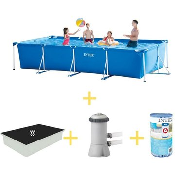 Piscine tubulaire Intex rectangulaire 450x220x84 cm - Intex Piscine Frame Pool - maintenant plus abordable