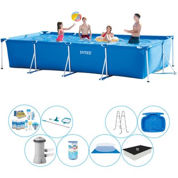 Set de piscine Deluxe Intex Piscine Frame Pool 450x220x84 cm - maintenant plus abordable