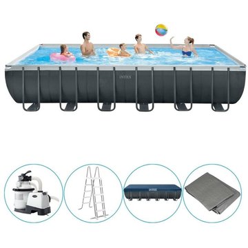Piscine tubulaire Intex Piscine rectangulaire 732x366x132 cm - Accessoires inclus
